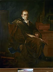 Portrait of René-Théophile-Hyacinthe Laennec (oil on canvas)