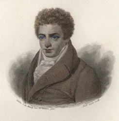 Portrait de Robert Fulton (1765-1815), ingénieur américain. Dans "Portraits d