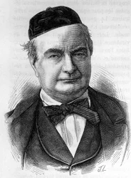 Portrait de Sainte-Beuve (1804-1869), écrivain français - dans "L
