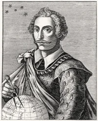 Portrait de Thomas Cavendish (1560-92) gravé par L Armessin