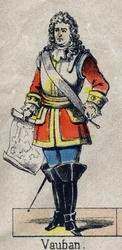 Portrait de Vauban Sébastien le Prestre, maréchal de France. Image d