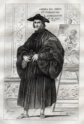 Portrait du peintre italien Andrea del Sarto (Andrea d