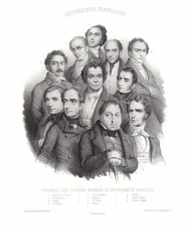 Portraits des Citoyens Membres du Gouvernement Provisoire