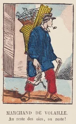 Marchand de volaille. Au reste des oies, au reste! , vers 1819