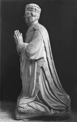 Figure priant à genoux du Duc Jean de Berry (1340-1416) Comte de Poitiers, 15e-18e siècle