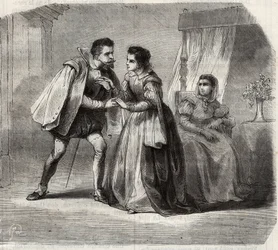 Le prince Don Carlos (1545-1568) avec Melles d