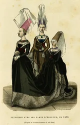 Princesse avec ses dames d