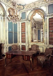 Étude privée du Dauphin Louis de France (1729-65) plus tard une bibliothèque