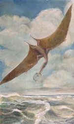Ptérodactyle pêchant