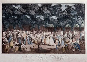 Promenade publique, fin du XVIIIe siècle
