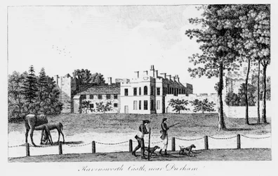 Château de Ravensworth près de Durham, 19ème siècle