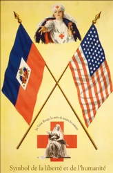 Affiche de la Croix-Rouge «Symboles de liberté et d