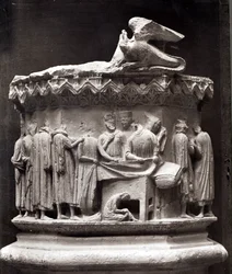Relief représentant des drapiers