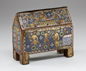 Châsse reliquaire représentant le martyre de Thomas Becket, Limoges, vers 1210