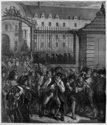 Enlèvement des armes des Invalides par le peuple « contre le despotisme, l