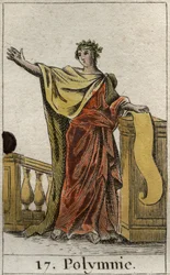 Représentation de Polyhymnie, muse de l