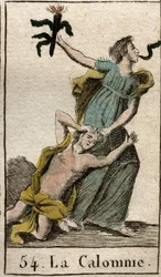 Représentation de la Calomnie, fille de l