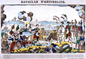 Représentation de la bataille d