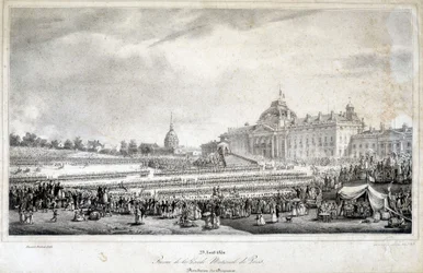 Revue de la garde nationale de Paris le 29/4/1830.