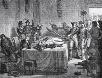 Robespierre attendant son exécution après s