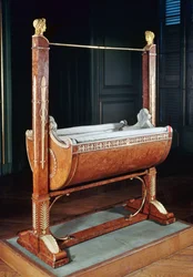 Berceau à bascule du roi de Rome, de Saint-Cloud, 1811-15 (bois d
