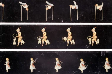 Rouleau du praxinoscope par Émile Reynaud inventé en 1877