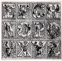 Alphabet romantique