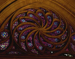 Rosace, Chapelle des Bourbons, fin du 15ème siècle
