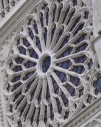 Rosace de la façade ouest, vers 1270