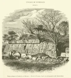 Ruines aztèques de Xochicalco, au Mexique