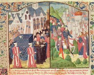 Les funérailles de Saint Louis à Paris en 1270 et l