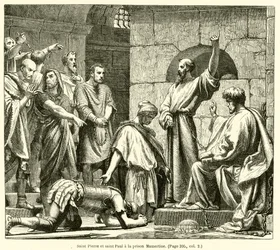 Saint Pierre et saint Paul à la prison Mamertine