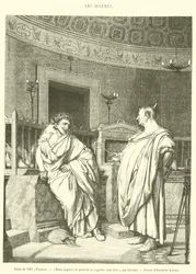 Salon de 1861, Peinture, Deux augures ne peuvent se regarder sans rire