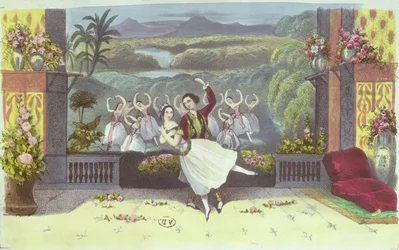 Scène de La Péri par Jean Coralli (1779-1854) et Théophile Gautier (1811-72) 1843