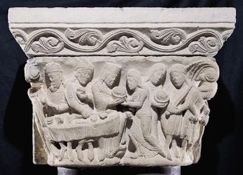 Scènes de la mort de Saint Jean-Baptiste, relief d