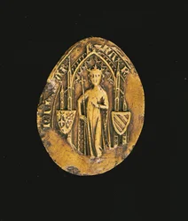Sceau de Marguerite de Bourgogne (1290-1315) 1311