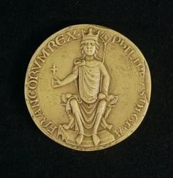 Sceau de Philippe II Auguste (1165-1223) 1198