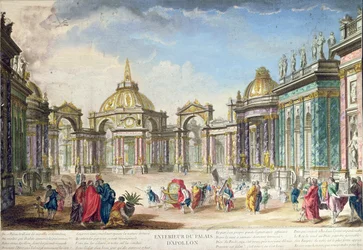 Décor de scène pour l