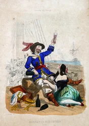 Sir Henry Morgan (1635-1688) (Morgan le flibustier) : natif du Pays de Galles dans « Histoire des pirates et corsaires de l