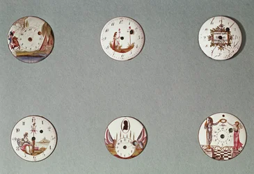 Six montres de poche décorées de symboles révolutionnaires