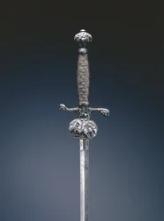 Petite épée (acier, incrustations d