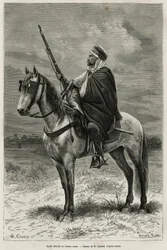 Spahi, cavalier efficace et redouté contribuant à la conquête de l