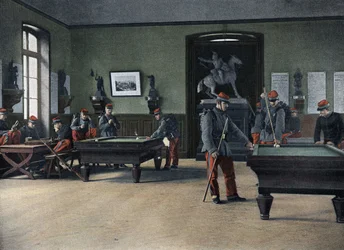 École spéciale militaire de Saint-Cyr, service intérieur : Salle de jeux