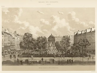 Square des Innocents, 1878