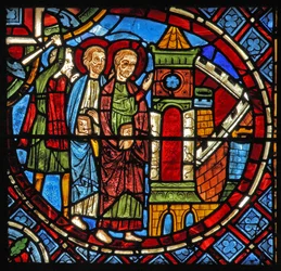 Saints Simon et Jude sont conduits en prison par un gardien