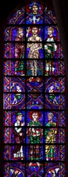 Saint Jean-Baptiste avec Agnus Dei ; le Baptême dans le Jourdain