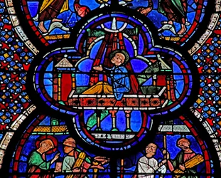 Fenêtre de Saint Jean : attend la mort et la résurrection