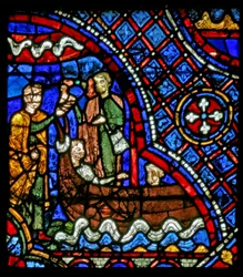 Saint Nicolas : un démon donne une potion aux voyageurs