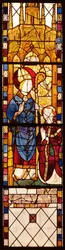 Saint Nicolas avec un donateur, de la Chapelle de Saint Nicolas, École normande, 1370