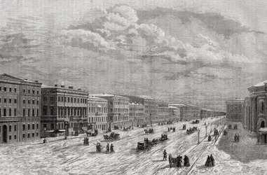 Saint-Pétersbourg, Russie en 1794, de 